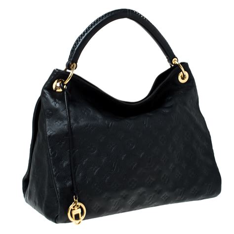 louis vuitton artsy white|louis vuitton black leather tote.